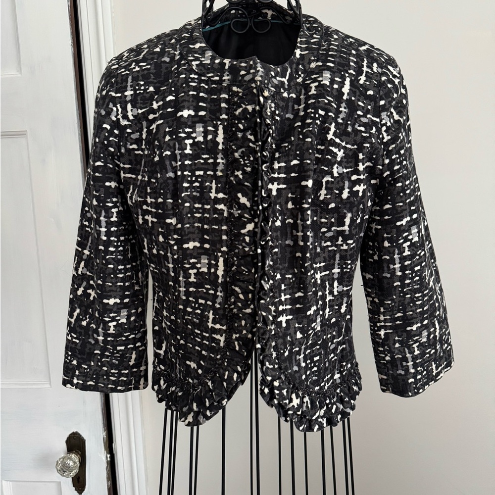 East 5th Classic Black, Grey & White Women's Jacket